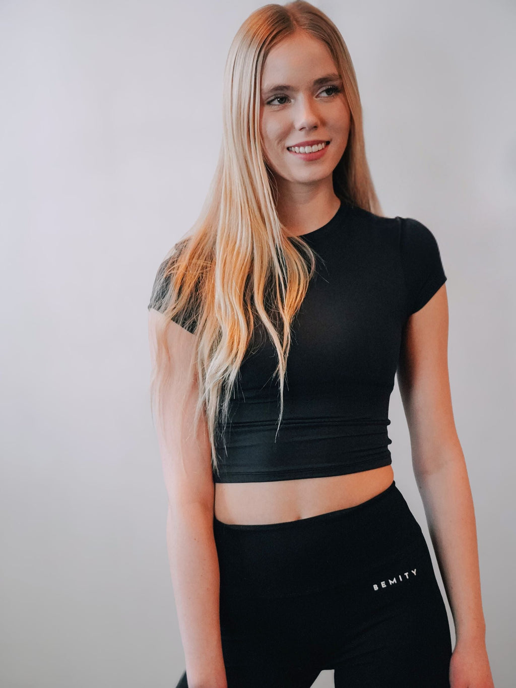 BEMITY CROP Tränings T-shirt