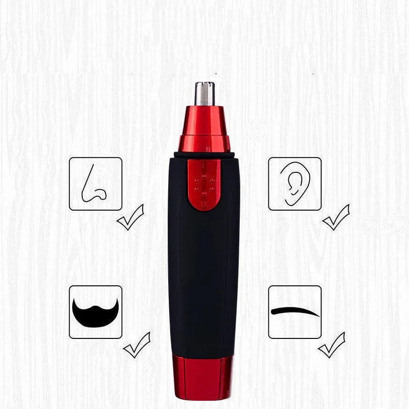 Tondeuse électrique pour poils d'oreilles, sourcils et nez, rasoir unisexe