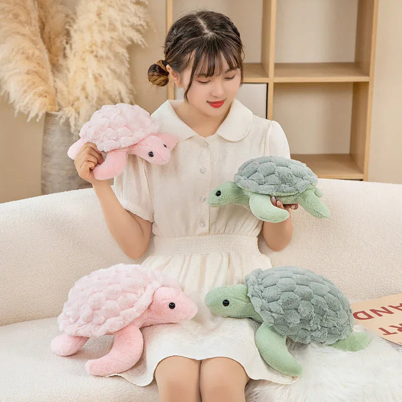 Oreiller en peluche Tortue pour enfants
