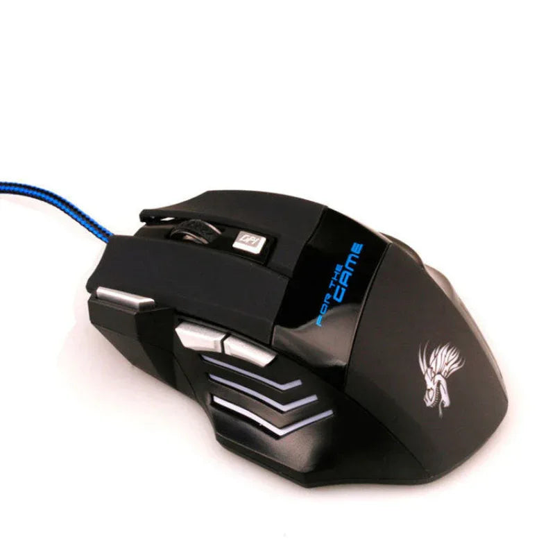 Ergonomische USB Gaming Maus für PC und Laptop