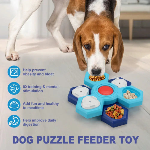 4-lagiger Slow Feeder Puzzle Anti-Rutsch Interaktiver Hunde-/Haustiernapf