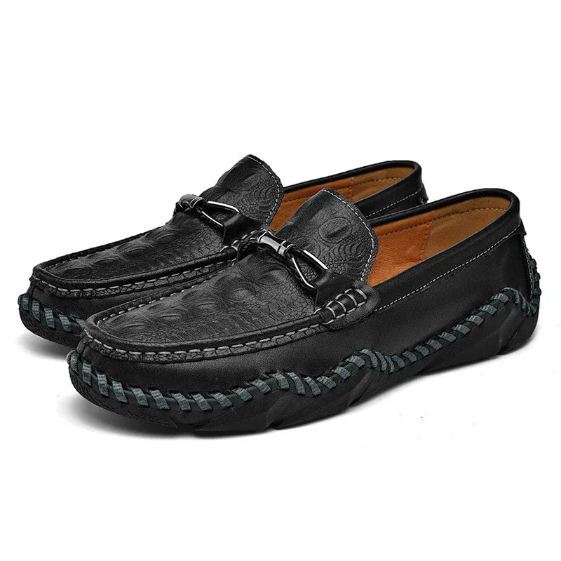 Mocassins pour homme grande taille, style tendance