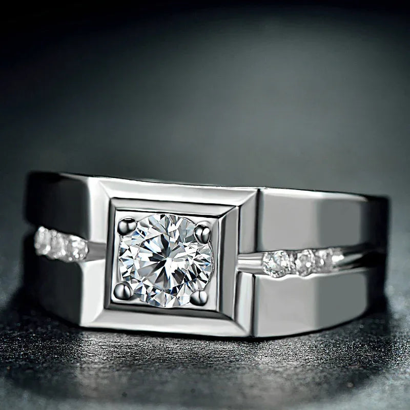 Bague en argent sterling pour homme