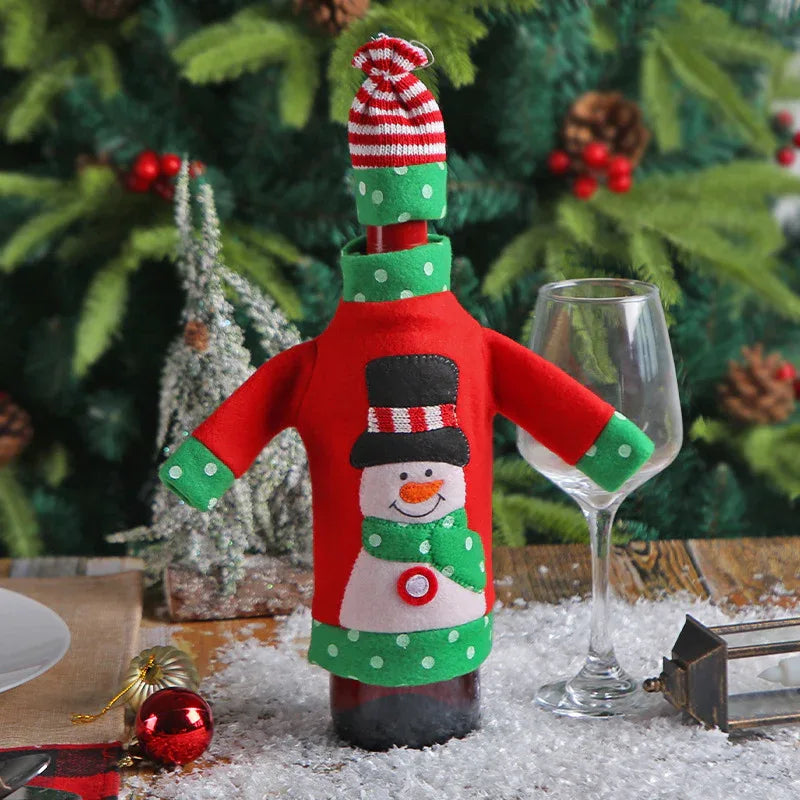 Décorations de Noël Simples et Tendances pour Bouteilles