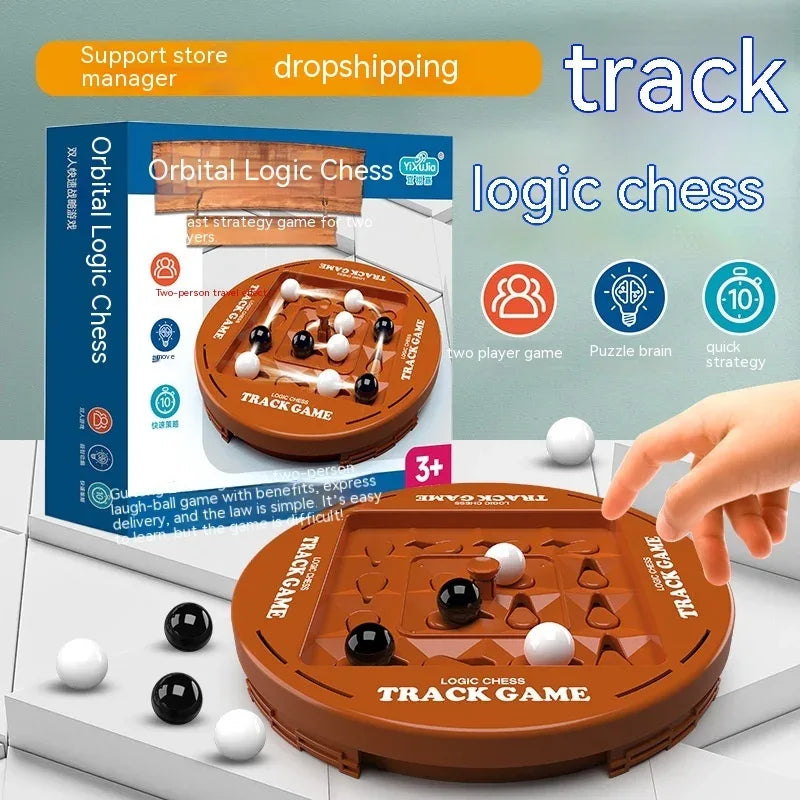 Track Logic Schach Doppelkampf Brettspielzeug