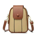 Petit sac de téléphone portable en cuir PU