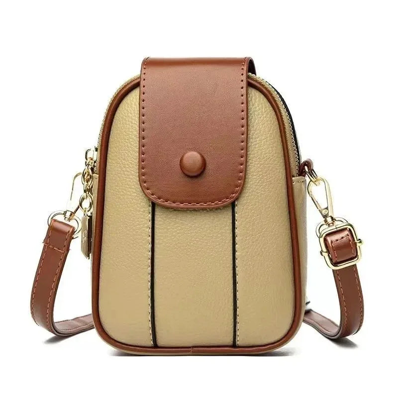 Petit sac de téléphone portable en cuir PU