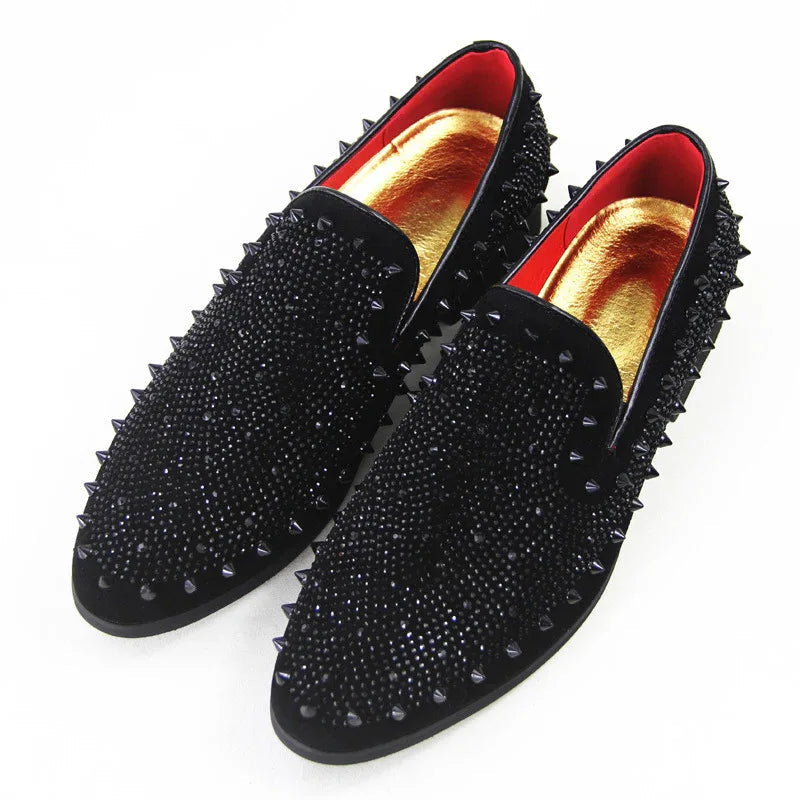 Leder-Slipper für Herren