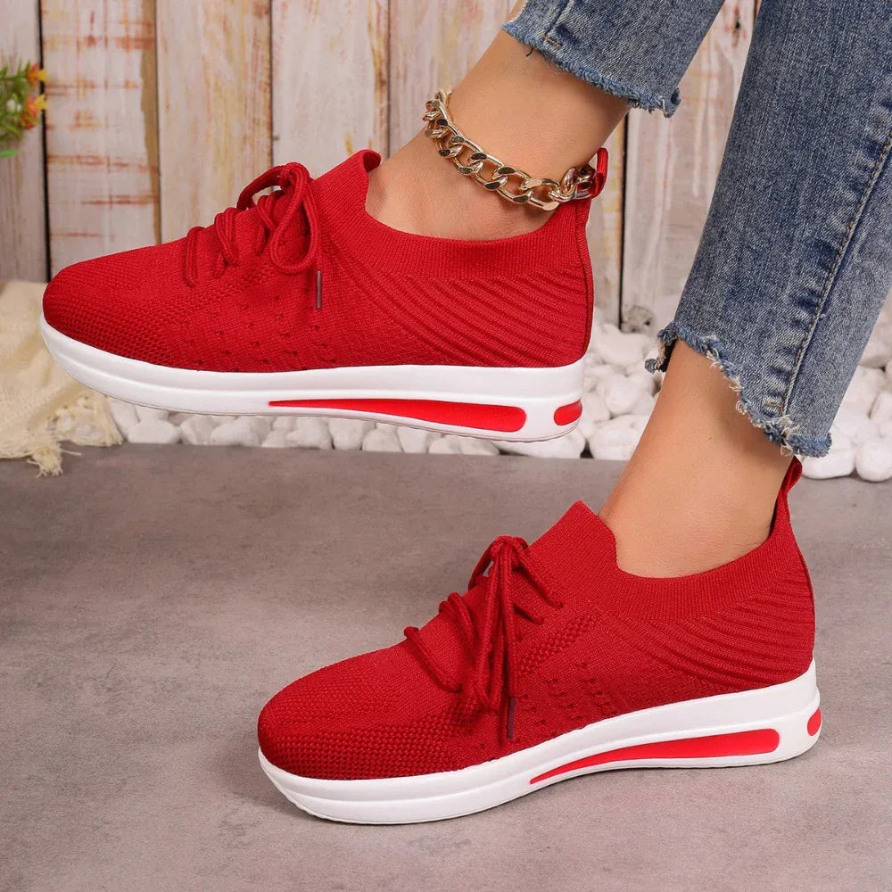 Sneaker für Damen aus gewirktem Material