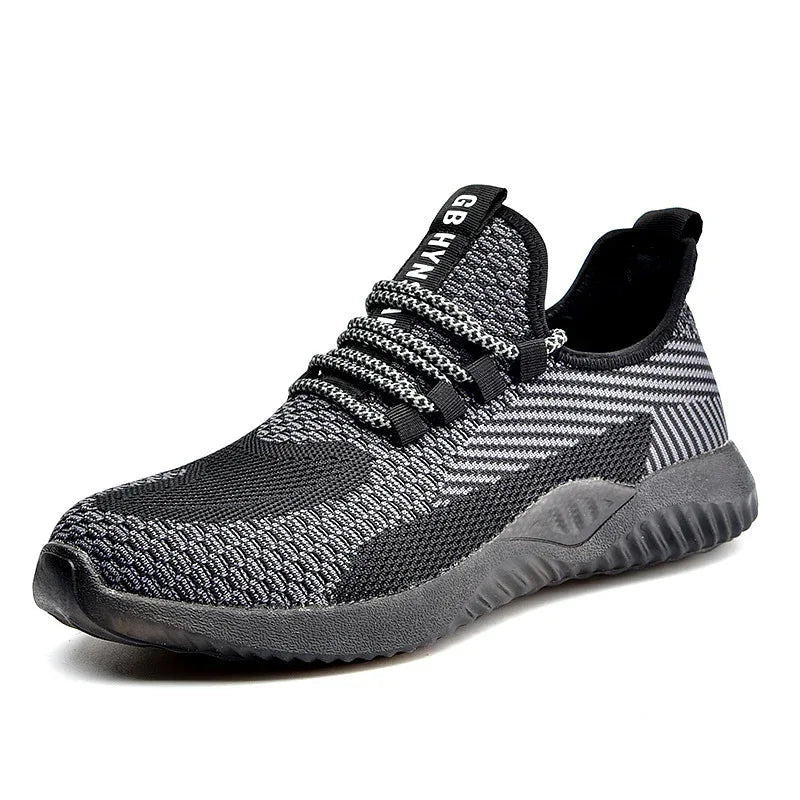 Chaussures de sécurité d'été tissées volantes pour hommes