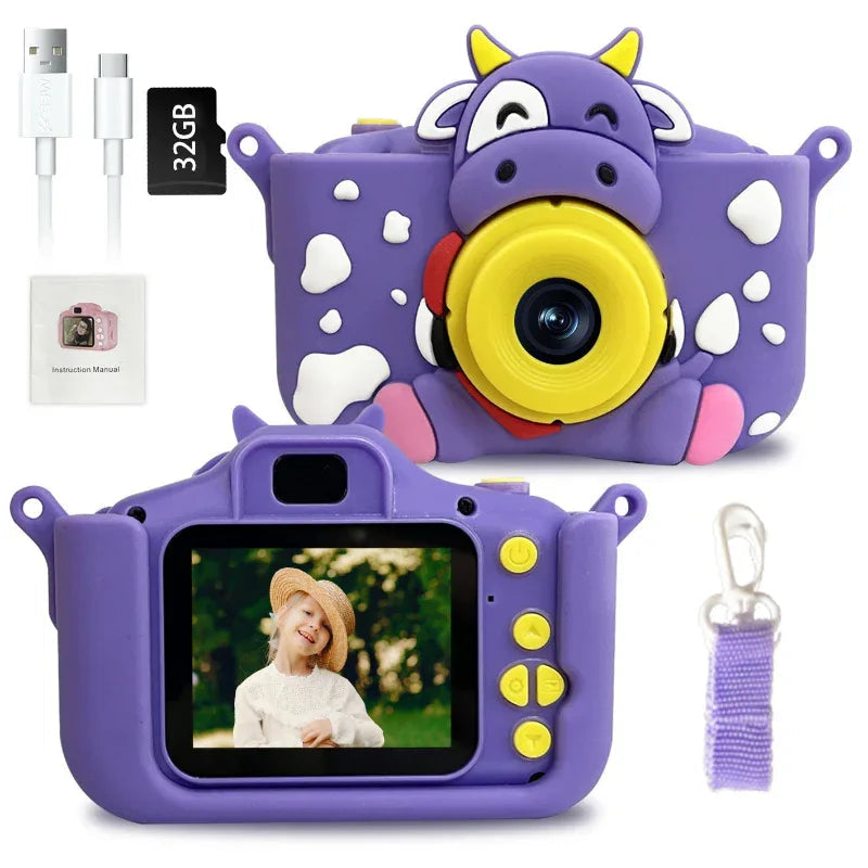 Appareil photo numérique HD pour enfants avec fonction vidéo – Cadeau idéal