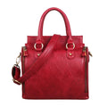 Sac à main élégant en cuir véritable grande capacité pour femme