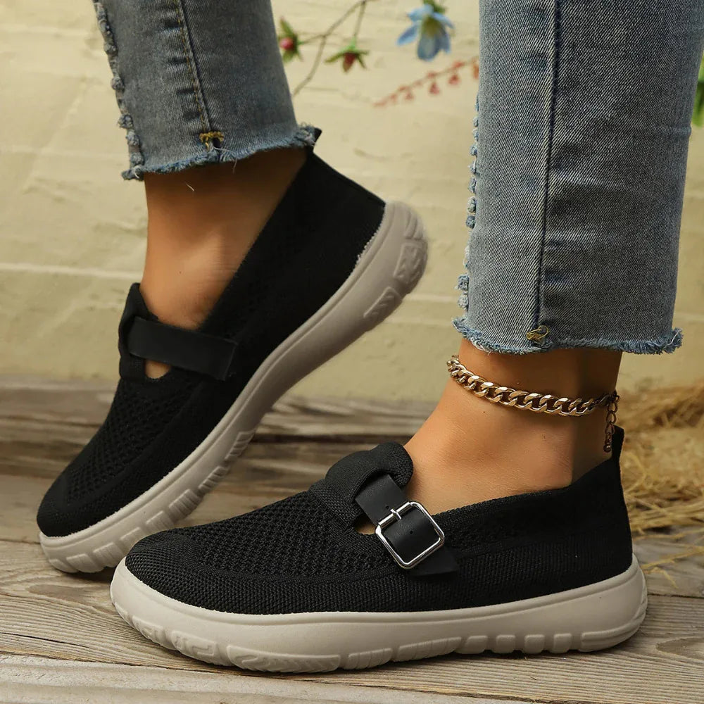 Baskets sans lacets respirantes et confortables pour femme