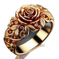 Bague Rose Métal pour Femme