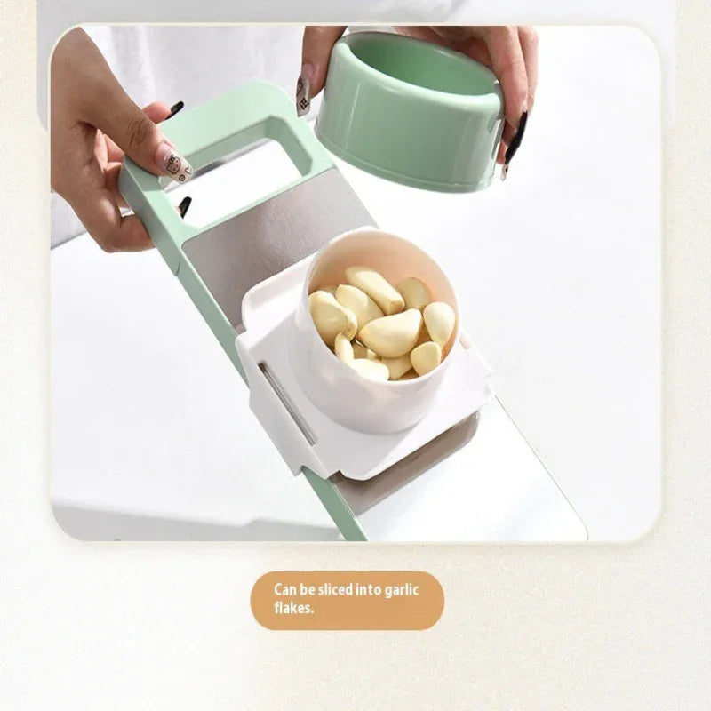 Râpe multifonctionnelle en acier inoxydable Hachoir de cuisine domestique Trancheuse de légumes et de fruits