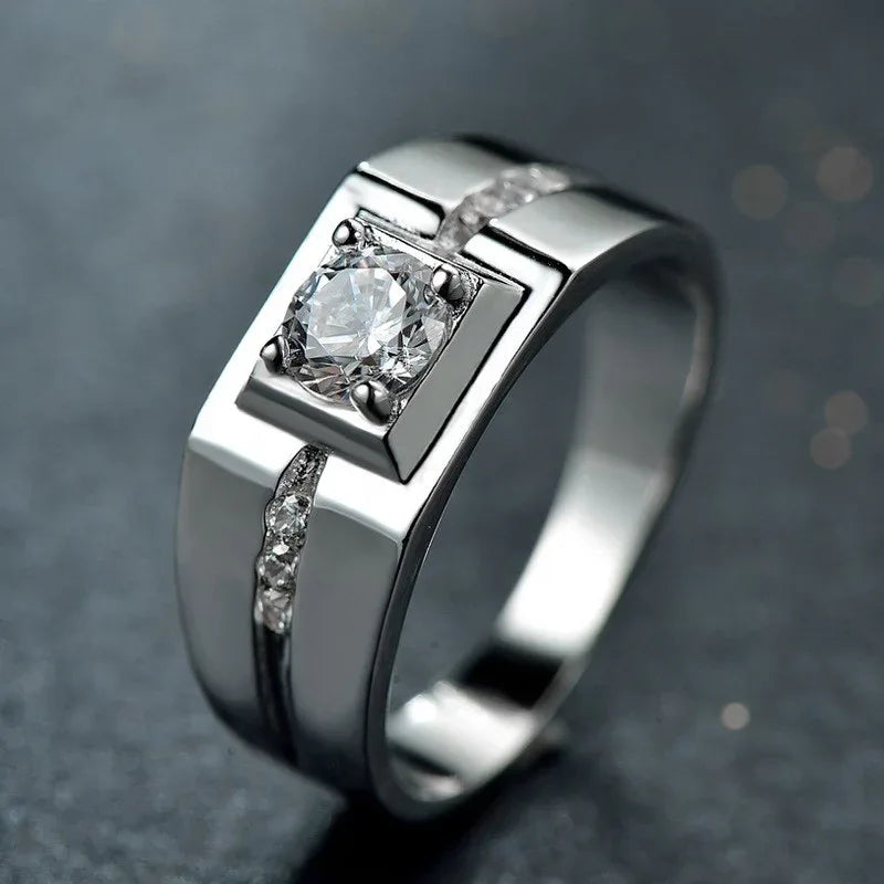 Bague en argent sterling pour homme