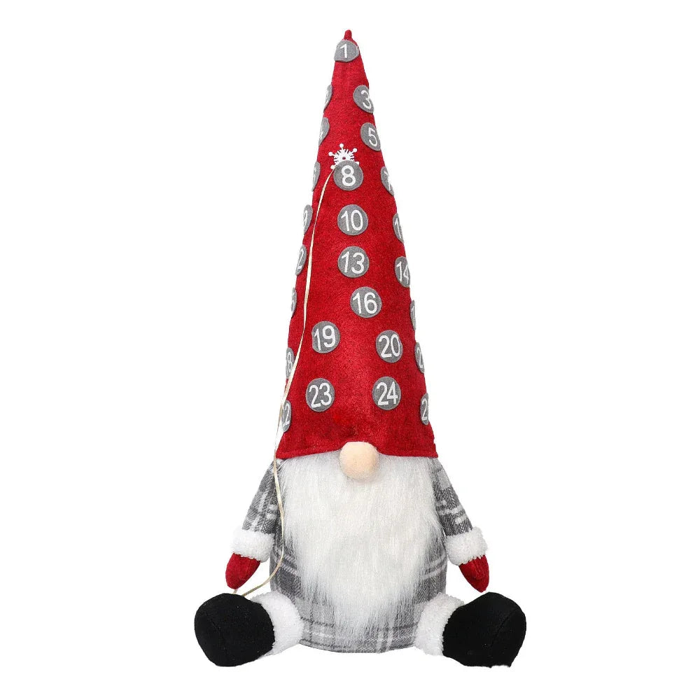 Accessoires de décoration de Noël pour poupée Père Noël