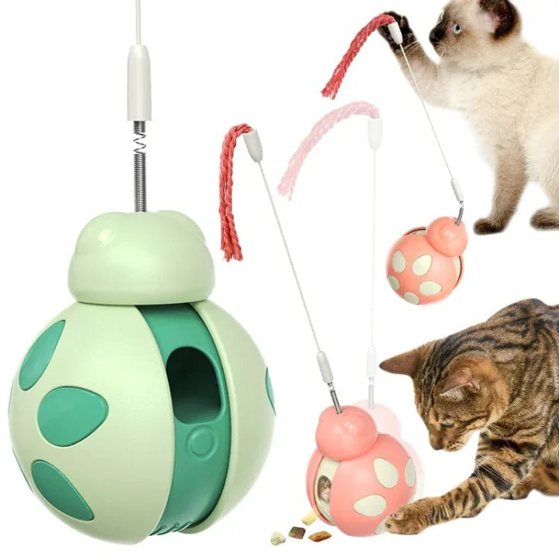 Jouet distributeur de nourriture pour animaux de compagnie anti-fuites, attrayant et stimulant
