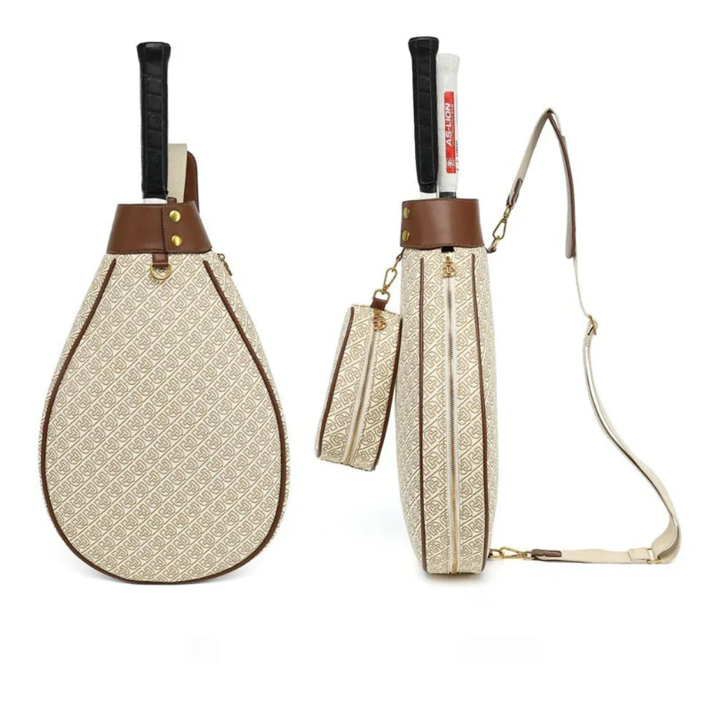 Große Kapazität Einzelschulter Badminton Tennis Umhängetasche Schläger Tasche
