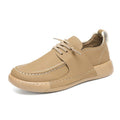 Chaussures en cuir décontractées de style britannique rétro pour hommes, toutes saisons
