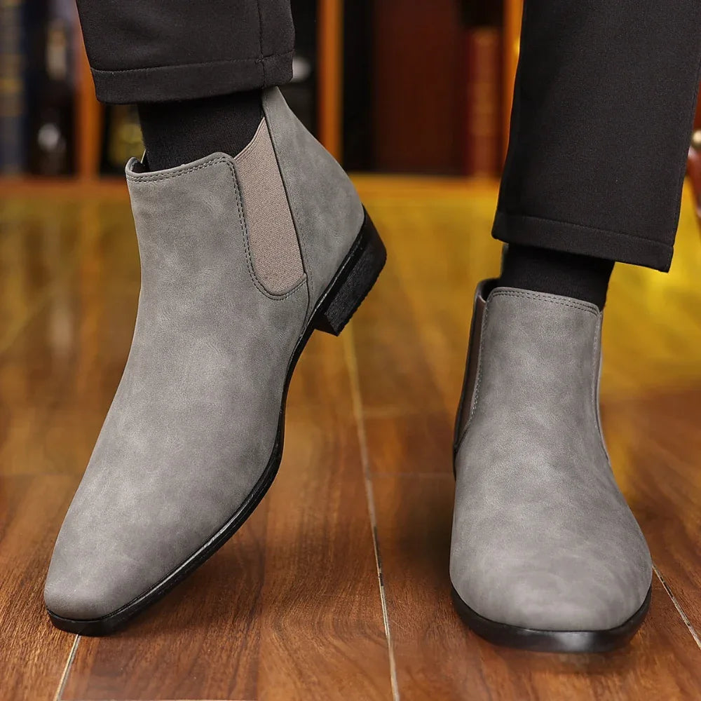 Chaussures pour hommes en cuir style britannique