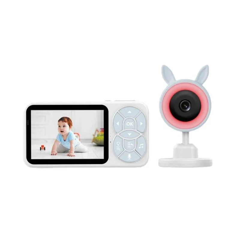 Babyphone avec mode VOX Vision nocturne couleur Alarme lumineuse et sonore Caméra de surveillance intelligente