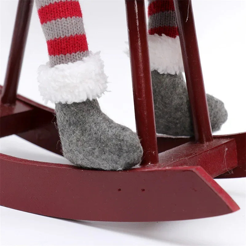Poupées de Noël sans visage à suspendre décorations ornements