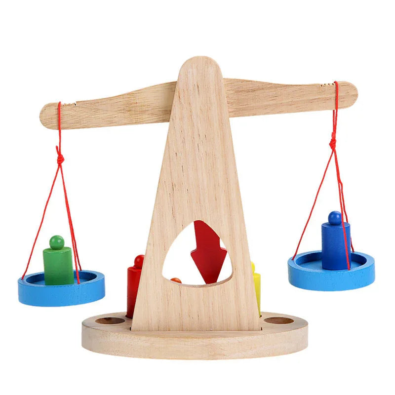 Jouet éducatif Balance en bois pour enfants