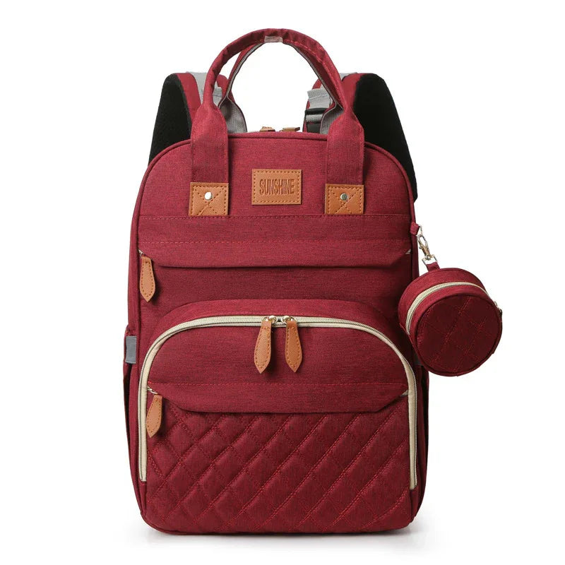 Sac à langer multifonction, voyage, imperméable, garçons/filles, unisexe, sac à dos portable faisant office de lit bébé