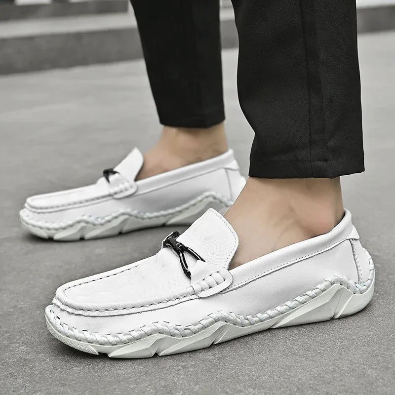 Mocassins pour homme grande taille, style tendance