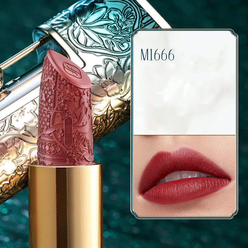 Concentric Lock Lippenstift, geprägtes mattes Finish