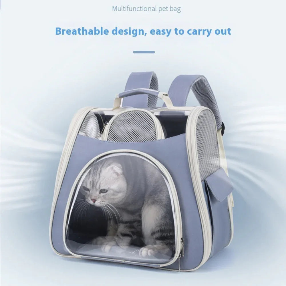 Sac à dos pour animaux de compagnie chien chat, confortable, respirant, ventilé, déperlant et anti-poussière