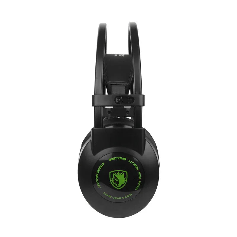 Gaming-Headset mit verstellbarem Kopfbügel und bequemen Ohrmuscheln
