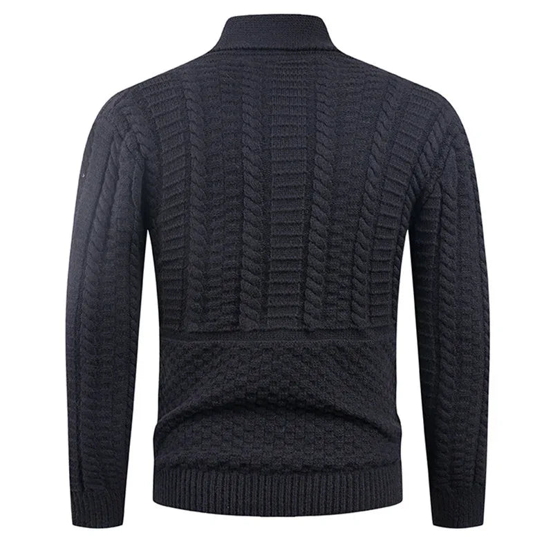 Cardigan élégant chaud à manches longues pour homme