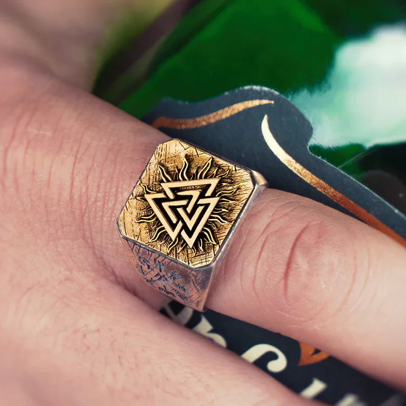 Bague Viking Nordique Dominante pour Homme