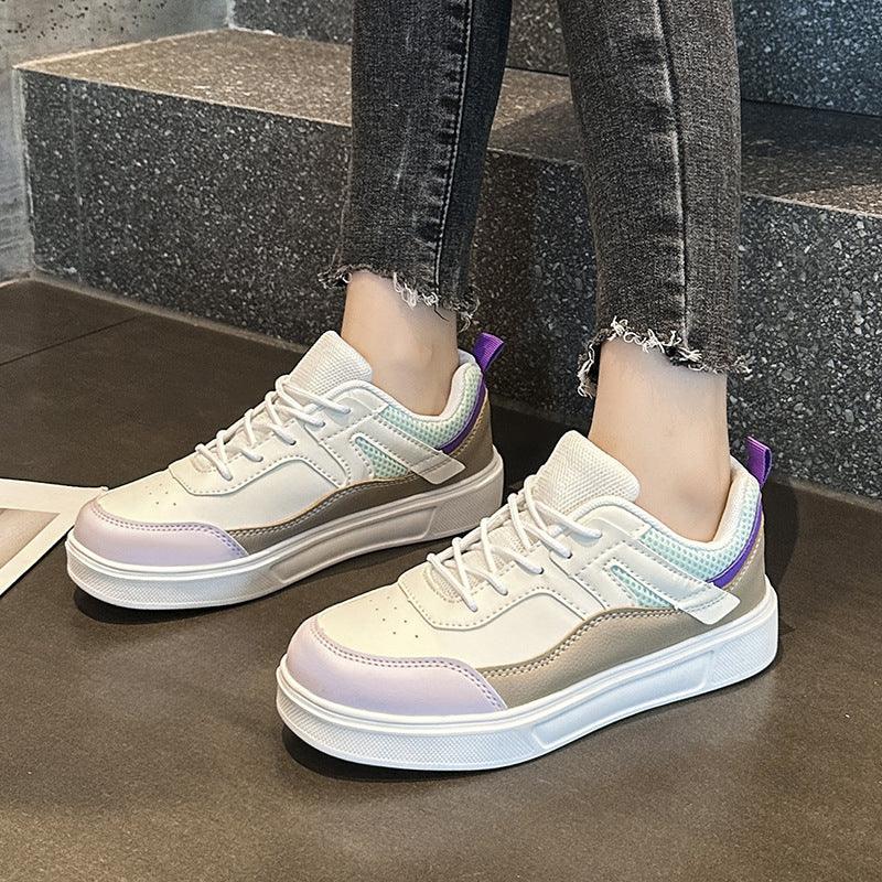 Damen Frühling und Sommer Low-Top Mesh Vielseitiger Jugend-Sneaker