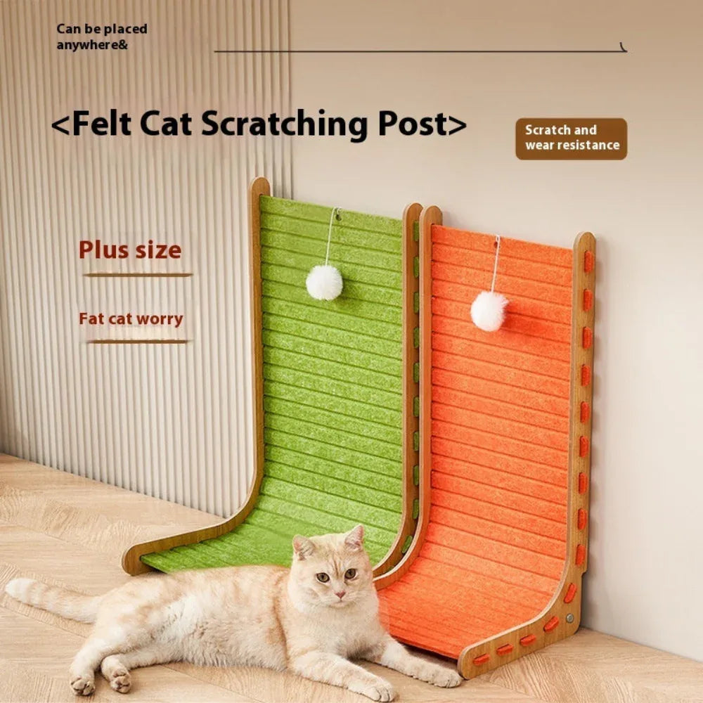 Vertikaler Wandaufkleber Sofa Sisal Filz Katzenkratzbrett