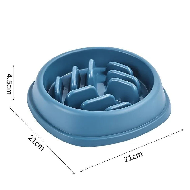 Gamelle anti-glouton pour chats et chiens