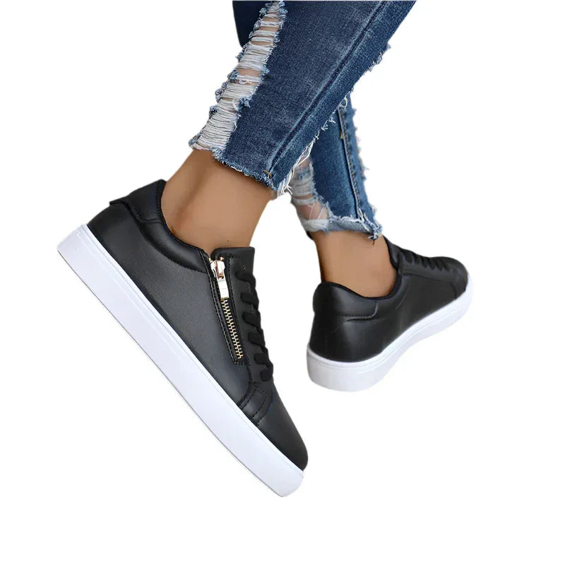 Baskets à semelle plate de grande taille pour homme et femme, style européen et américain, mode polyvalente