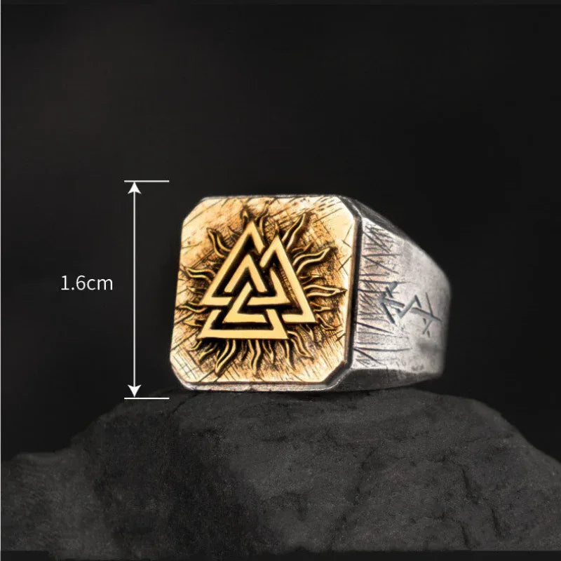 Bague Viking Nordique Dominante pour Homme