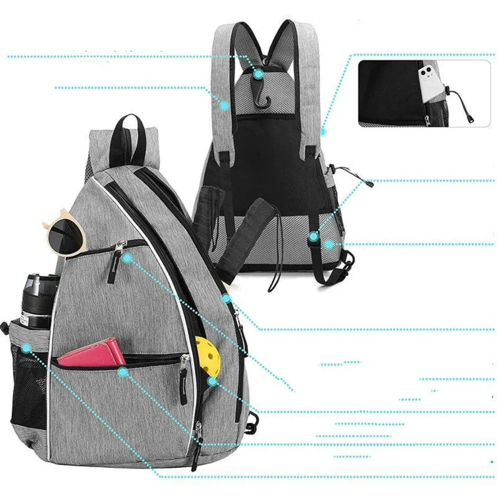 Sac à dos multifonctionnel Sac de raquettes de tennis pour hommes et femmes