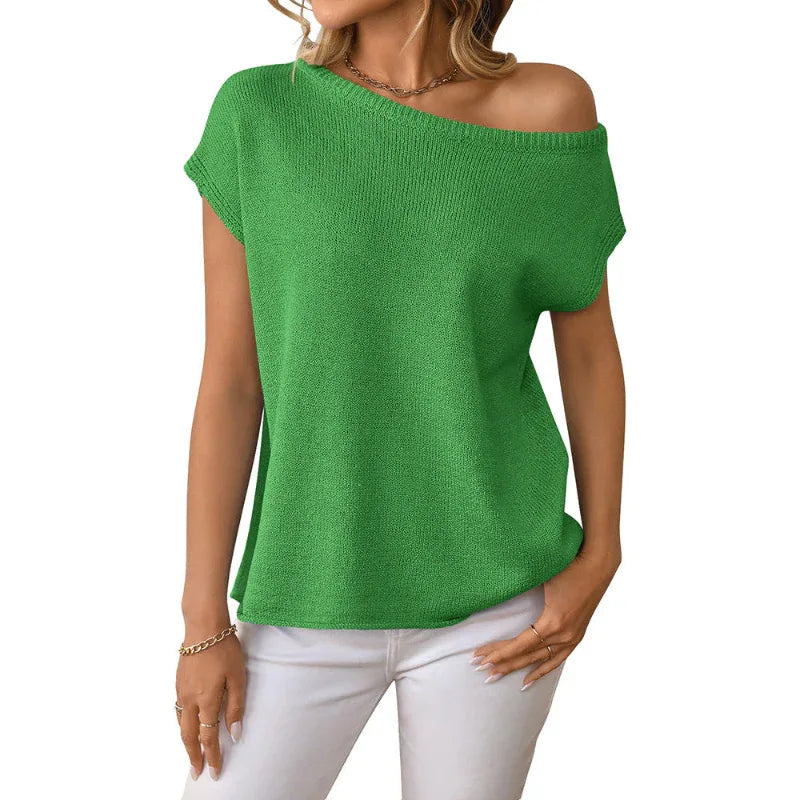Haut tricoté d'été (pull)