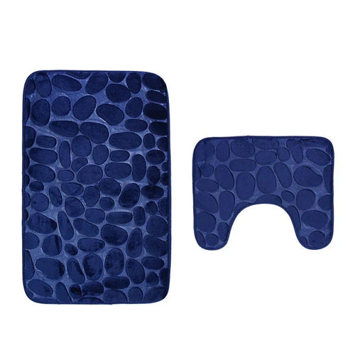 Ensemble de tapis de sol antidérapants pour salle de bain