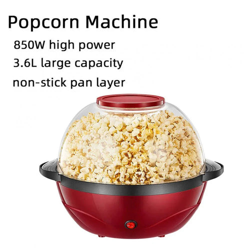 Machine à Popcorn Électrique Domestique 850W