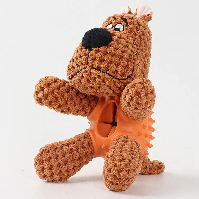 Jouets à mâcher en peluche pour chiens : paresseux, licorne