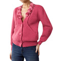 Pull col en V femme "French Rose" automne et hiver