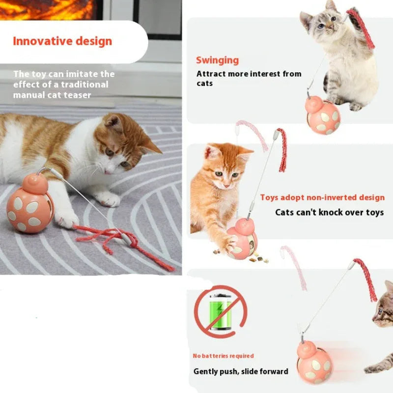 Jouet distributeur de nourriture pour animaux de compagnie anti-fuites, attrayant et stimulant