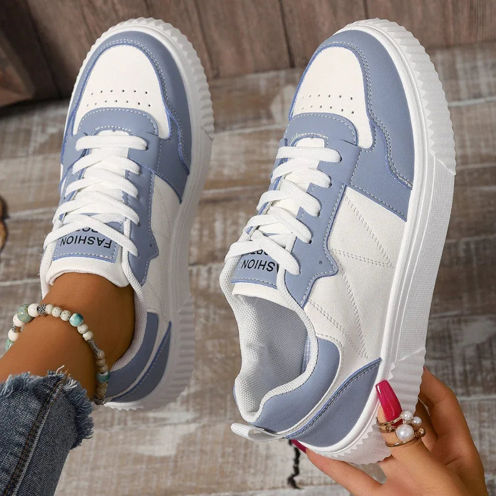 Dicke Sohle Leichte Sneakers Studenten Freizeit Sportschuhe Skateschuhe