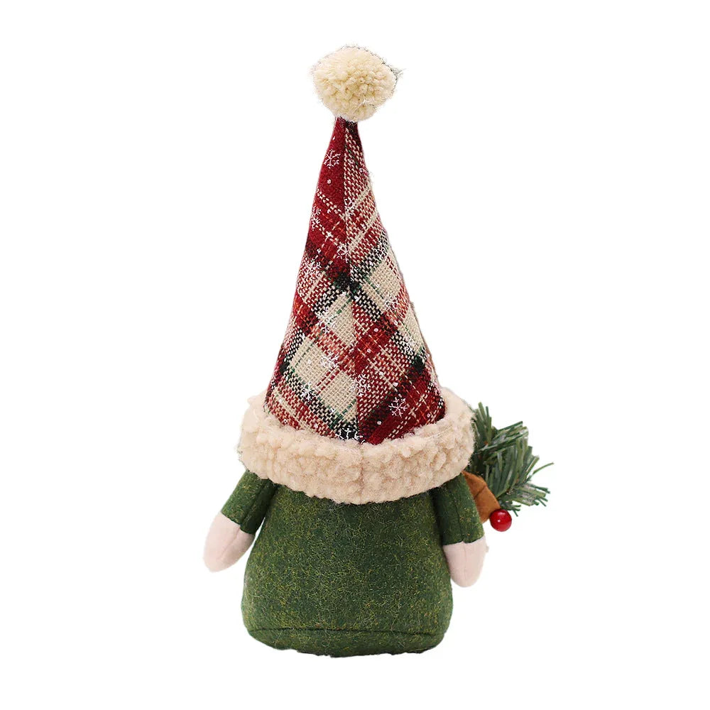 Ornements de Noël en forme de poupée de Père Noël sans visage pour la décoration
