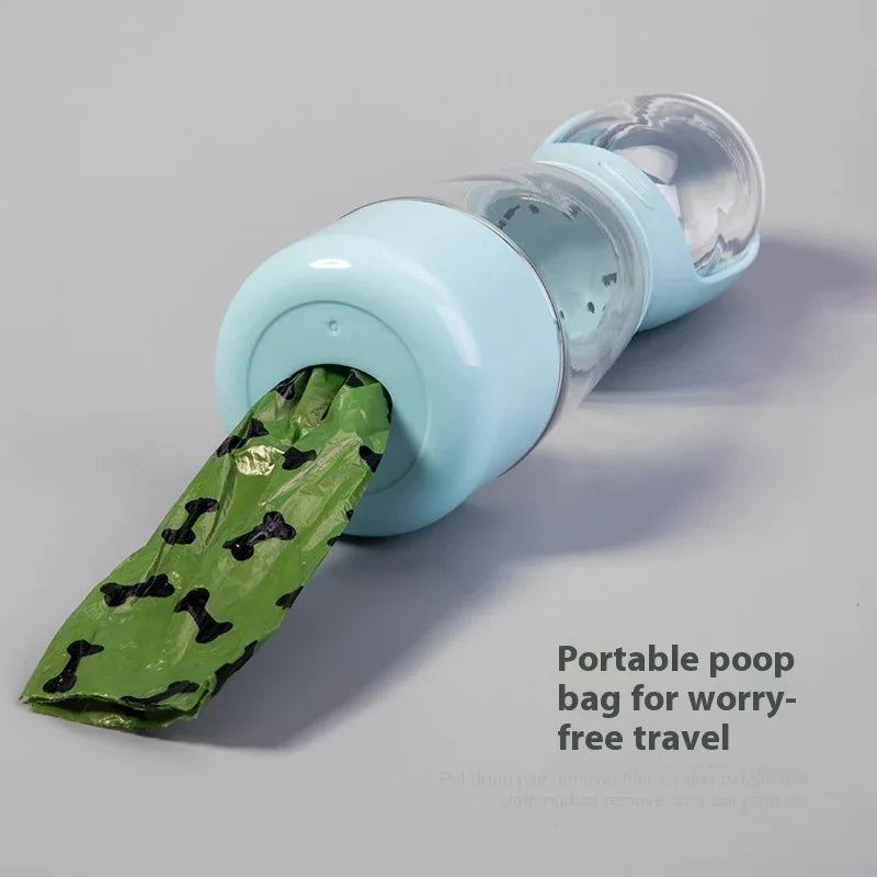 Bouteille d'eau et nourriture portable pour chien